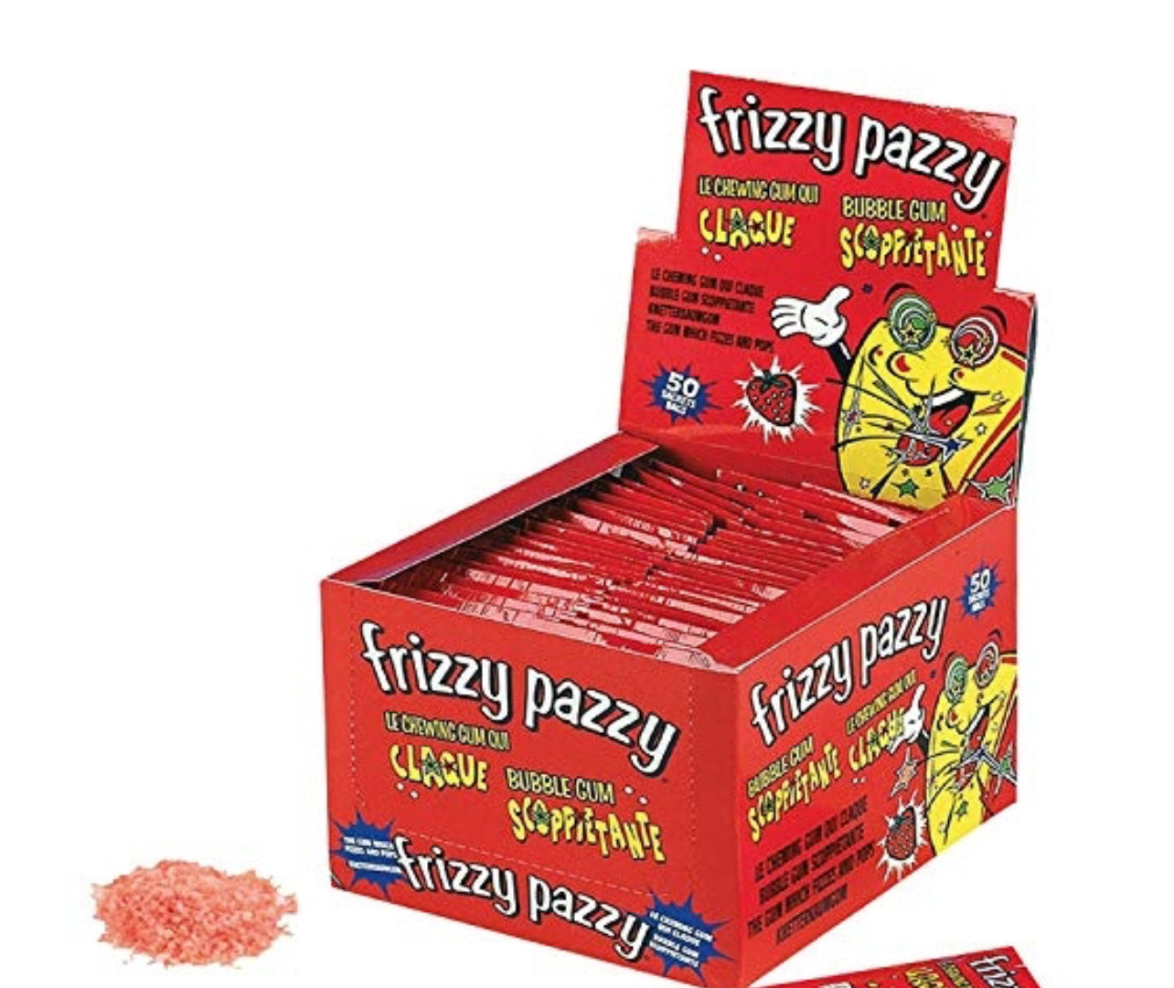 Frizzy pazzy bubble gum pièce
