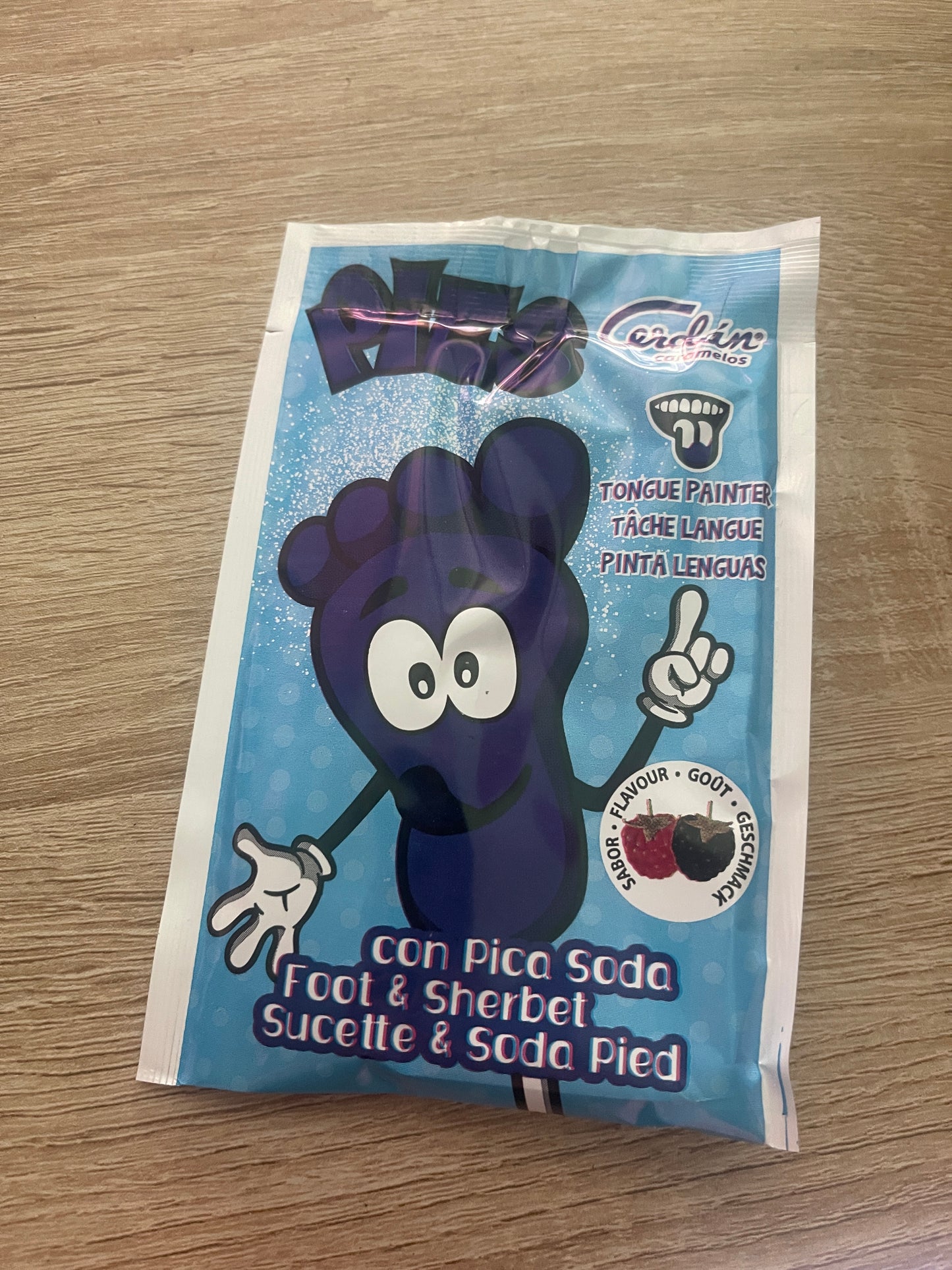 Sucette pieds tache langue fruits des bois Cerdan pièce