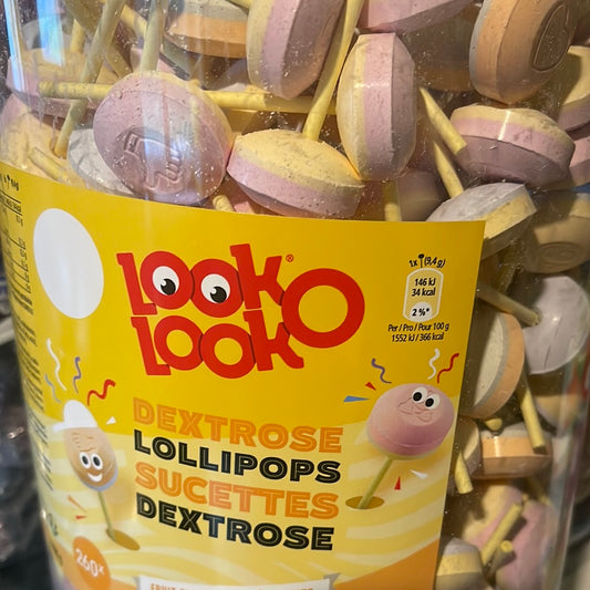 Sucette Lollipops dextrose pièce