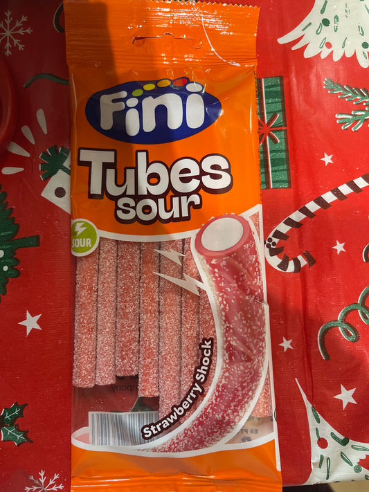 Sachet fini 80g bâton fraise acide pièce